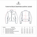 Veste en Cuir Noir &quot;Varenne&quot;