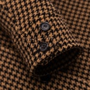 “Enzo” Pied de Poule Wool Car Coat