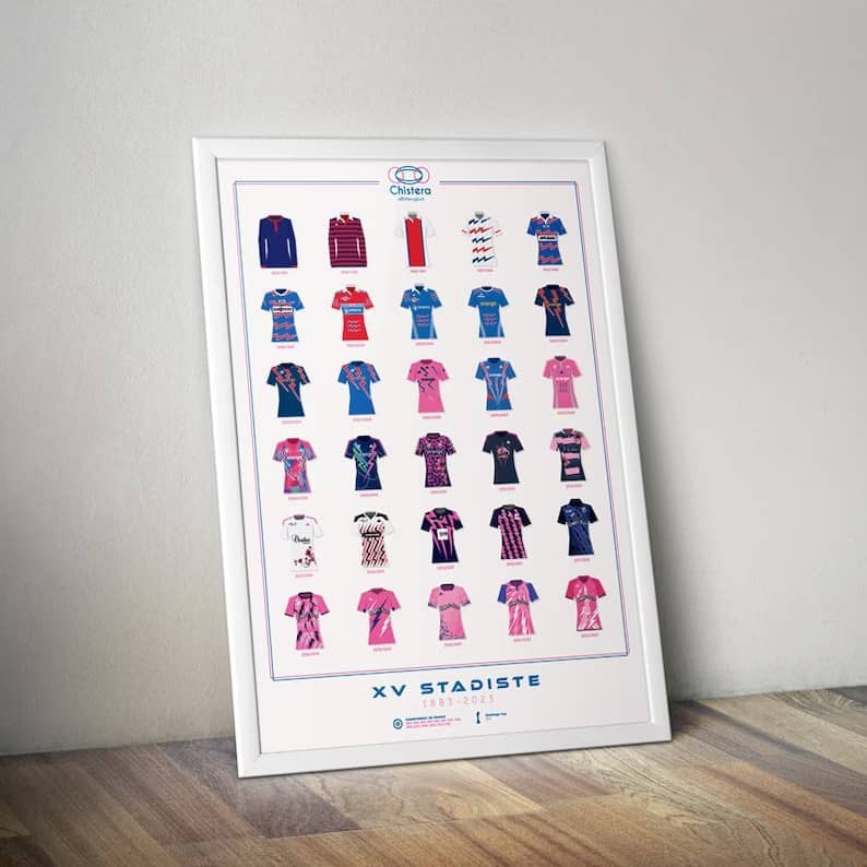 Affiche Maillots Stade Français