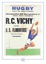 Affiche Rétro Rugby - RC Vichy