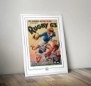 Affiche vintage rugby - Couverture l'Equipe 1963