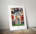 Affiche vintage rugby - L'Equipe 1962