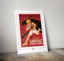 Affiche Vintage Rugby - Pub Lavocat