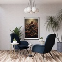 Affiche Retro Rugby - La Mêlée