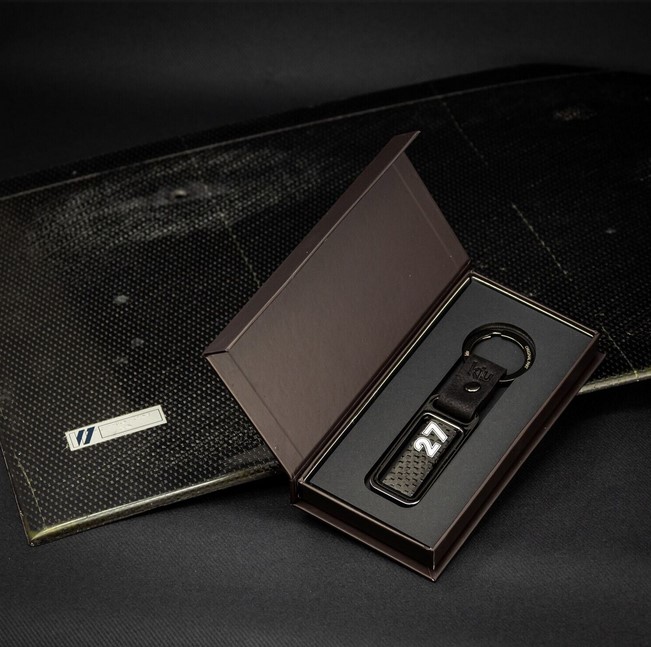 Porte-clés F1 Villeneuve Carbone