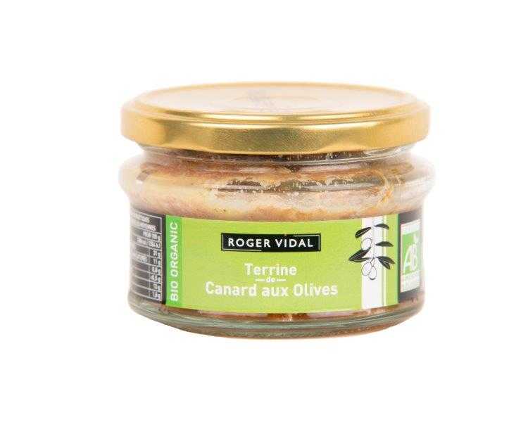 Terrine de canard aux olives BIO 130 g