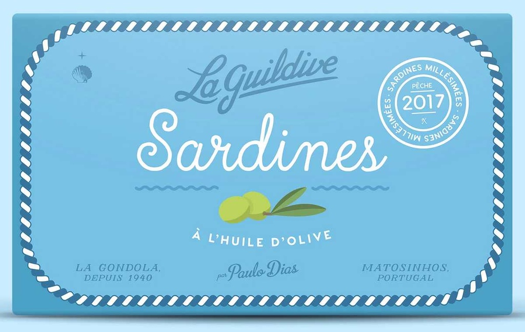 Sardines à l'huile d'olive millésimées La Guildive