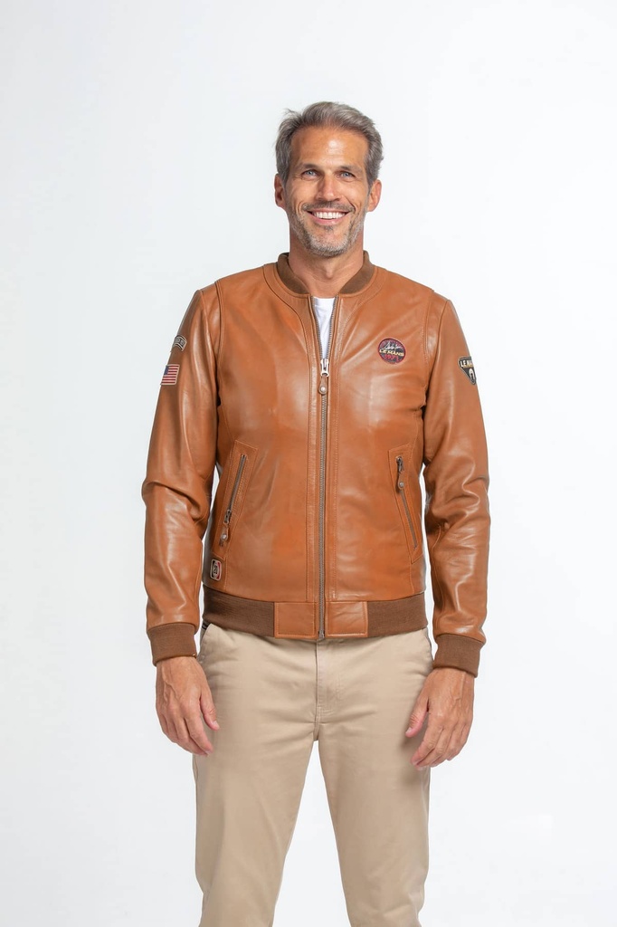 Blouson Steeve Mc Queen Stan Havane