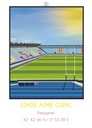 Affiche Stade Aimé Giral Perpignan