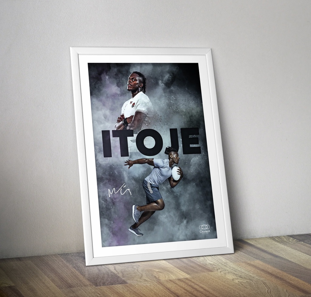 Affiche Joueur de Rugby - Maro Itoje