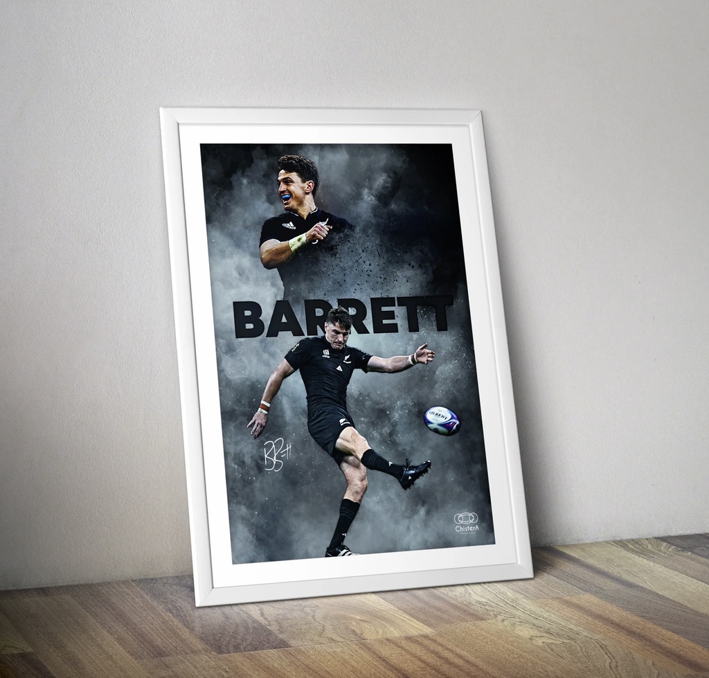 Affiche Joueur de Rugby - Beauden Barrett