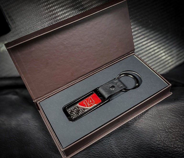 Porte-clés F1 Arrows A20 Pedro de la Rosa Carbone/Métal