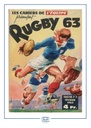 Affiche vintage rugby - Couverture l'Equipe 1963