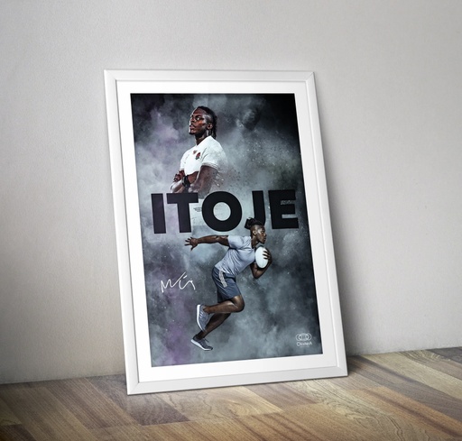 Affiche Joueur de Rugby - Maro Itoje
