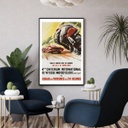 Affiche Retro Motos - Critérium Vitesse 24H du Mans 1954