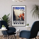 Affiche vintage Course Auto - Grossglockner Rennen 1935