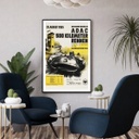 Affiche Retro Course Auto - 500 kilometres Nurburgring