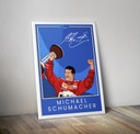 Affiche Champion Auto - Michael Schumacher